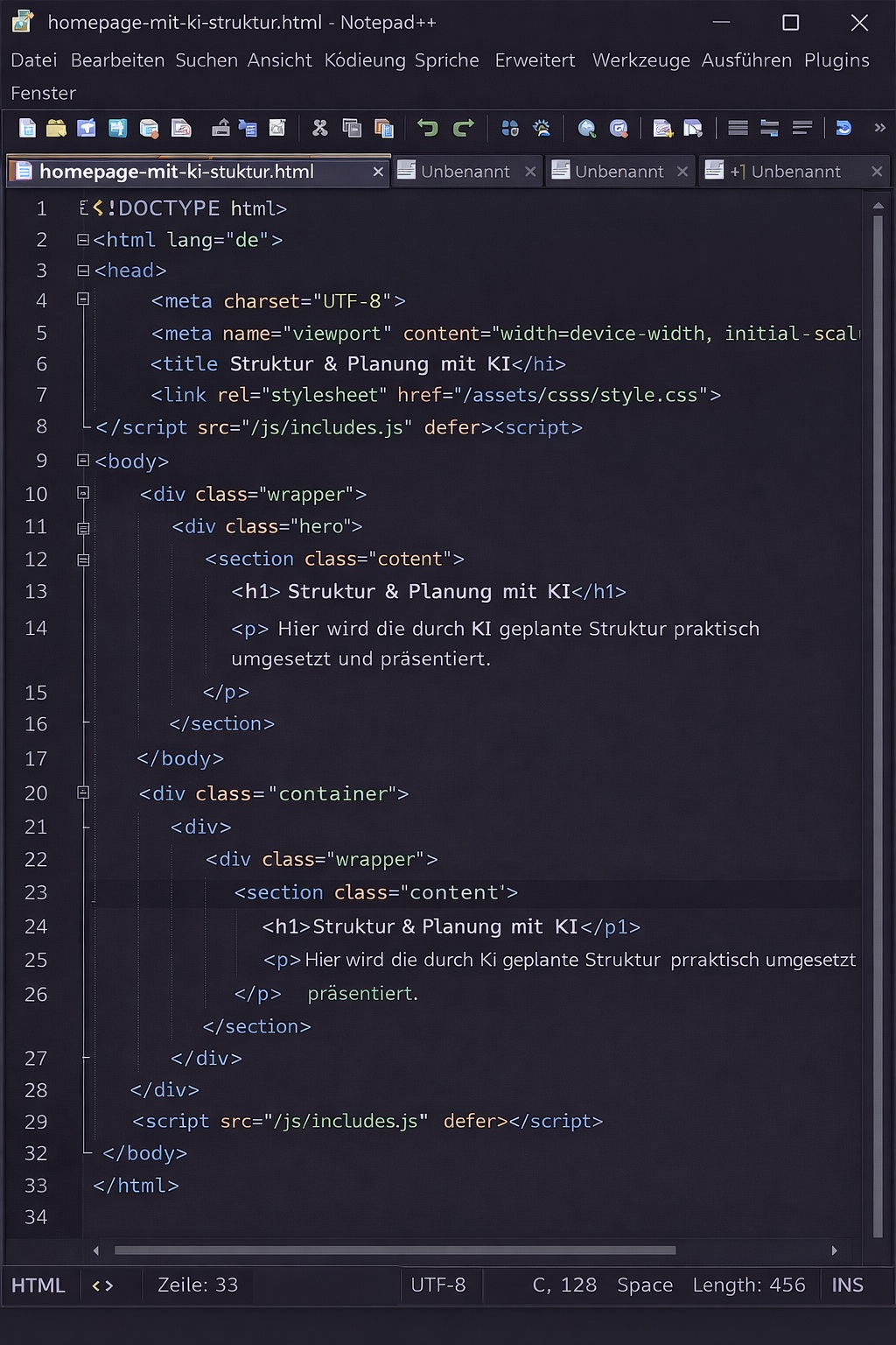 Umsetzung im Code