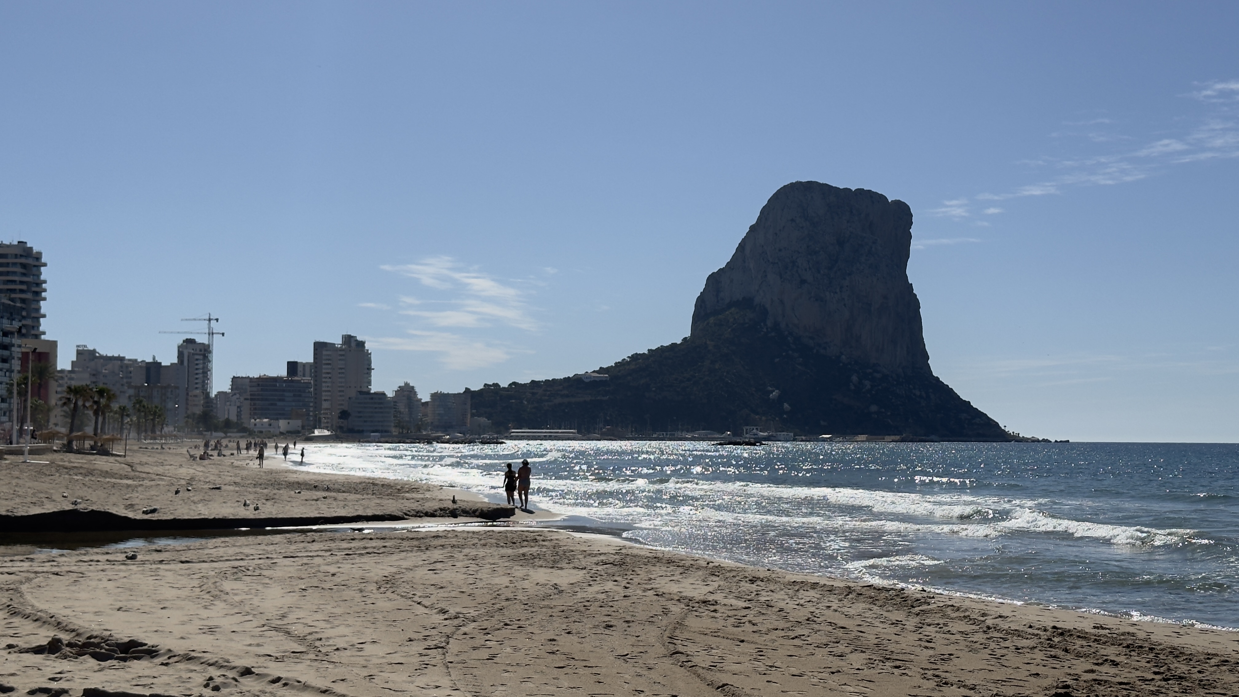 Zurück am Strand von Calpe